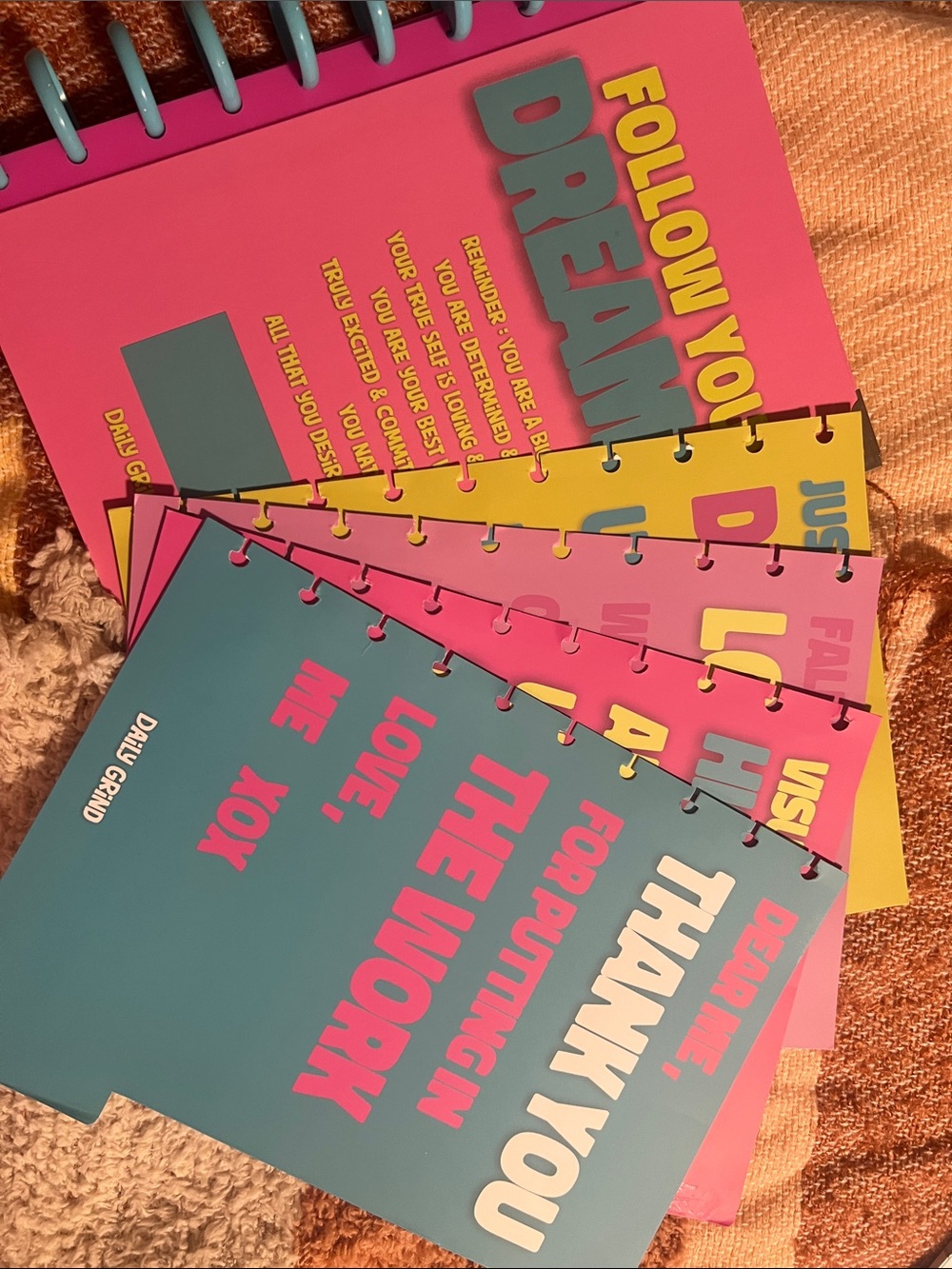 Daily Grind Planner- Big Dreamer Moods Planner Cover and Dividers